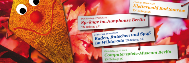 Tagesausflüge in den Herbstferien